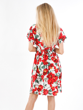 Rochie Dama Panza Dorytha Alb