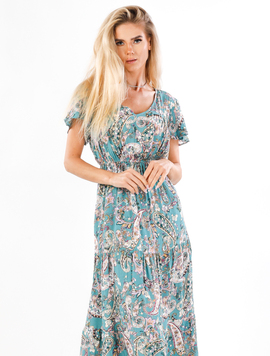 Rochie Dama Brennan Six Turcoaz