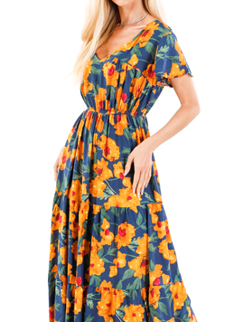 Rochie Dama Brennan Fifteen Portocaliu