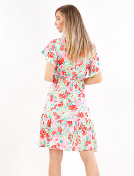 Rochie Dama Montague Twenty Six Verde si Roz