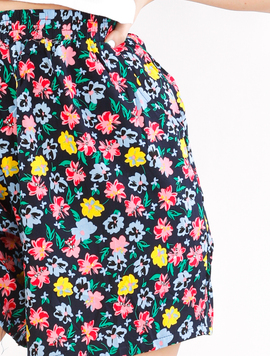 Pantaloni Dama Clementhe Eight Negru si Bleu
