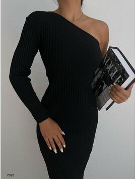 Rochie Dama Tricou Italysole Negru