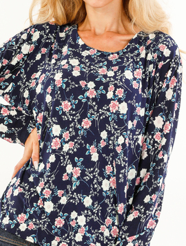 Bluza Dama Lycra ComfylLoose Bleumarin Verde