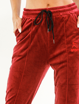 Pantaloni Dama Catifea SportVelvet Roz