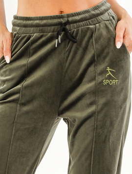 Pantaloni Dama Catifea SportVelvet Verde