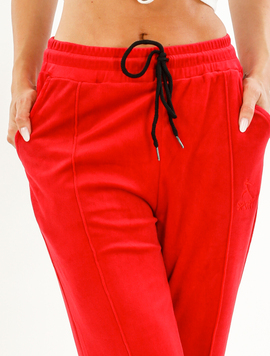 Pantaloni Dama Catifea SportVelvet Rosu