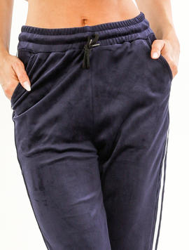 Pantaloni Dama Catifea StripesVelvet Mov