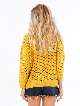 Pulover Dama ShortPocket Mustar