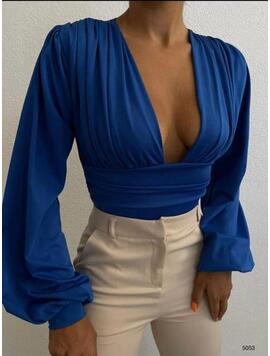 Body Dama Glamorous Albastru