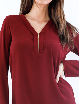 Bluza Voal Dama LaceDevil Grena