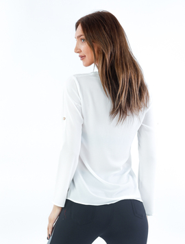 Bluza Voal Dama LaceDevil Alb