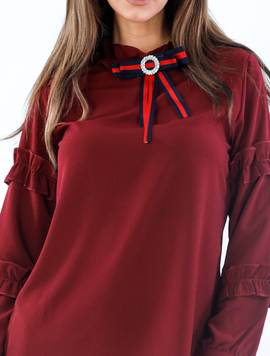 Bluza Voal Dama Pinnochio Grena
