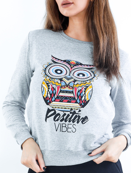 Bluza Dama Owl Gri
