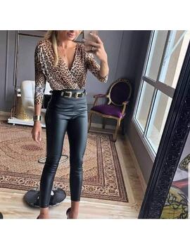 Colanti Dama Piele Ecologica Priya Negru