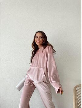 Compleu Dama VelvetStyle Roz