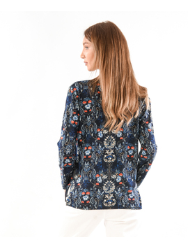 Bluza Dama Abstract Bleumarin