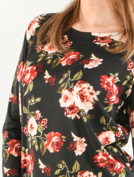 Bluza Dama Ophelia Negru Rosu
