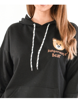 Hanorac Dama DangerousBear Negru