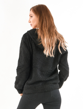 Hanorac Dama Comfy Puf Negru