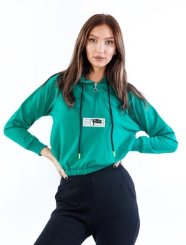 Hanorac Dama Streetstyle Verde
