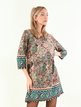 Rochie Dama Faith Bej Verde