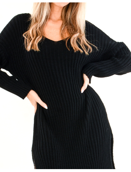 Rochie Dama Tricot Nasira Negru