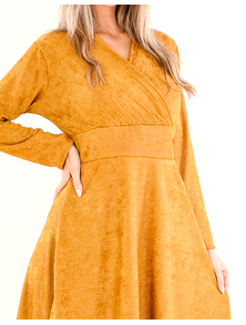 Rochie Dama VelvetSyeira Mustar