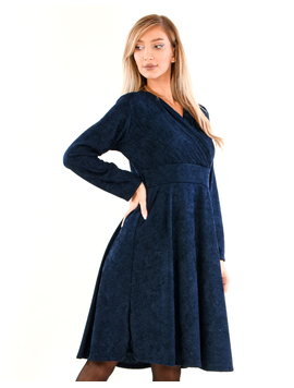 Rochie Dama VelvetSyeira Bleumarin