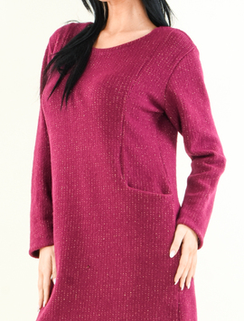 Rochie Dama Tricotata GoldSparkles Mov