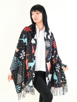 Sal Dama ChristmasTheme Negru