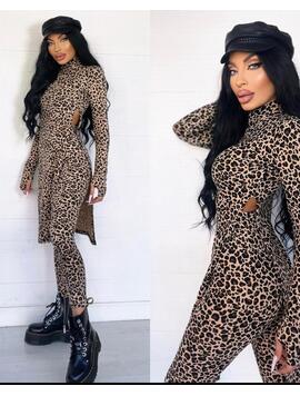 Compleu Dama 2 Piese Alma Leopard