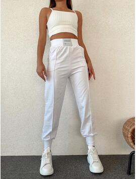 Pantaloni Trening Dama Awinita Alb
