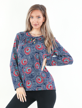 Bluza Dama RamyaPrint Bleumarin