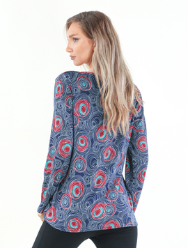 Bluza Dama RamyaPrint Bleumarin