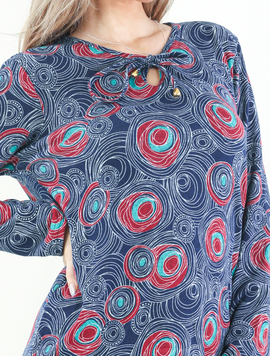 Bluza Dama RamyaPrint Bleumarin