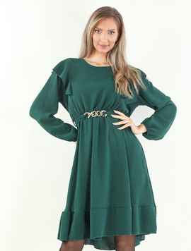 Rochie Dama MissaGold Verde Inchis
