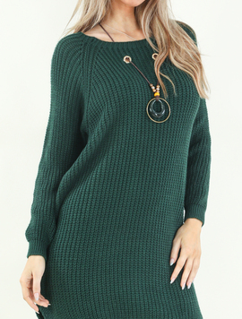 Rochie Dama Tricotata Rhea Verde