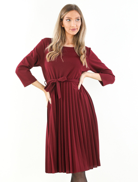 Rochie Dama Lycra Crep Scarlett Grena