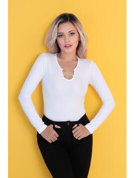 Body Dama SashaOne Alb