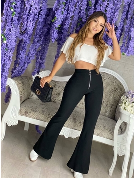 Pantaloni Dama Annissa Negru