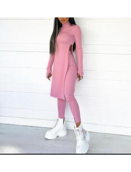 Compleu Dama 2 Piese Alma Roz Deschis