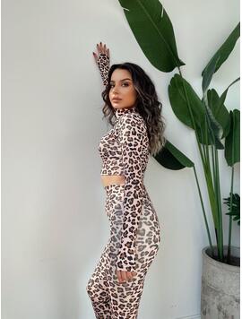 Compleu Dama 2 Piese RonnieOne Leopard