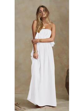 Rochie Dama Lunga BrindaOne Alb
