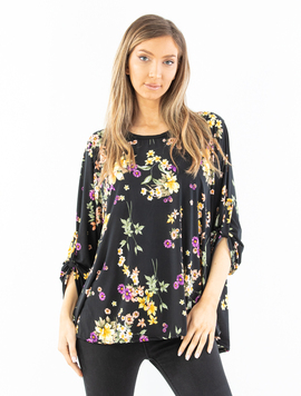 Bluza Dama Sandy Negru cu Galben