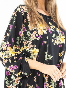 Bluza Dama Sandy Negru cu Galben