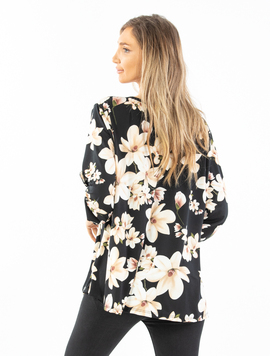 Bluza Dama Sandy Negru cu Bej II