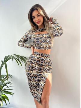 Compleu Dama 2 Piese Kilenya India Print