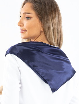 Esarfa Dama Satin Brook Bleumarin