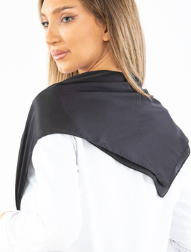 Esarfa Dama Satin Sally Negru