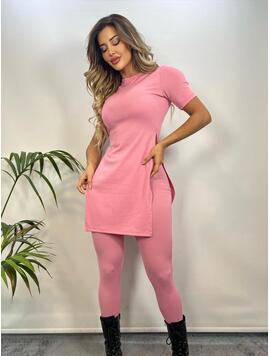 Compleu Dama Bumbac Clarissa Roz